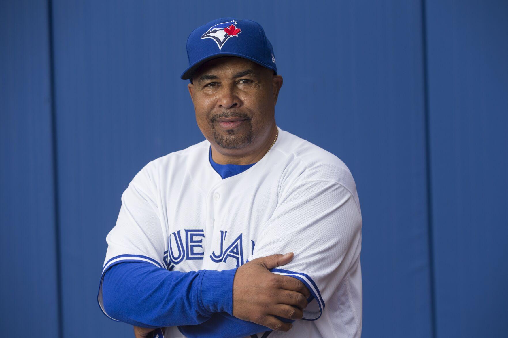 Blue Jays associate manager DeMarlo Hale, plus A's outfielder Denzel Clarke